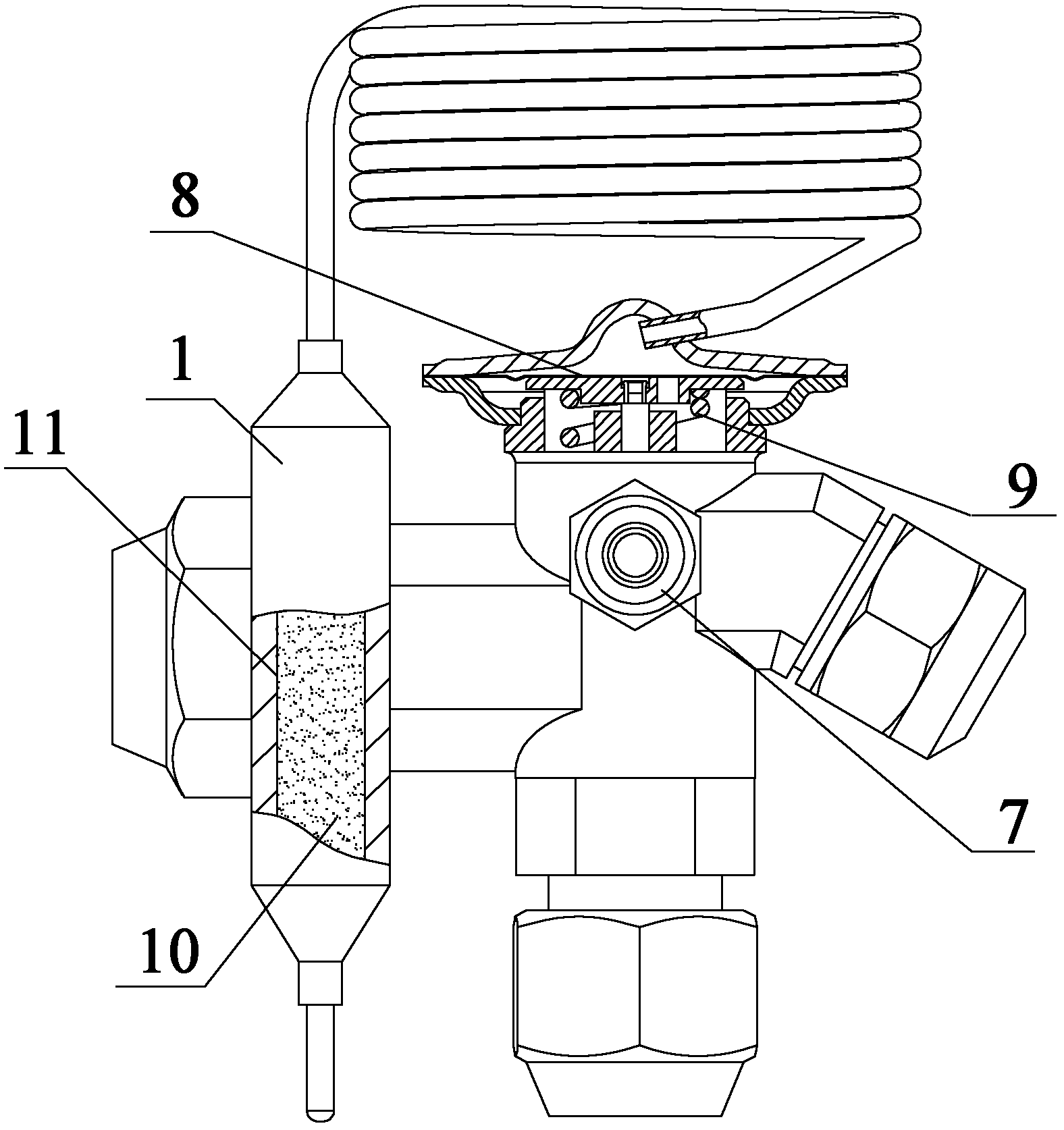 Temperature-sensing element