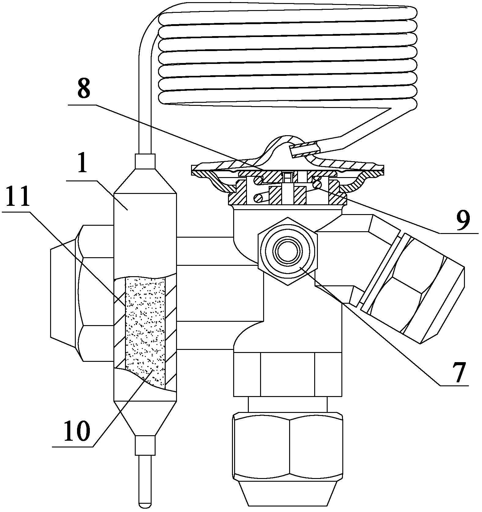 Temperature-sensing element