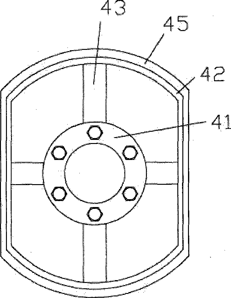 Air cylinder with non-rotatable piston and non-rotatable piston rod