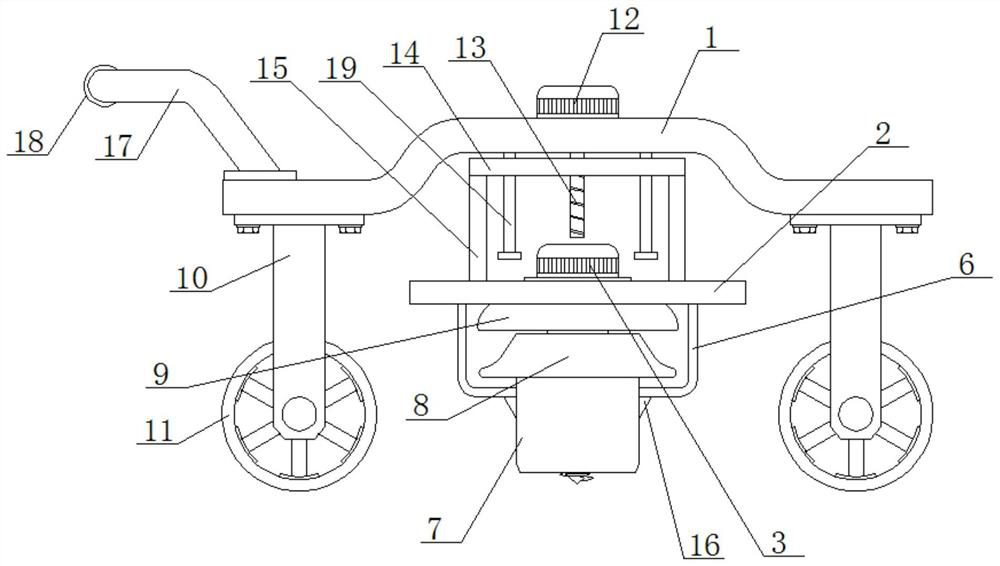 Pit digging equipment for fruit tree planting