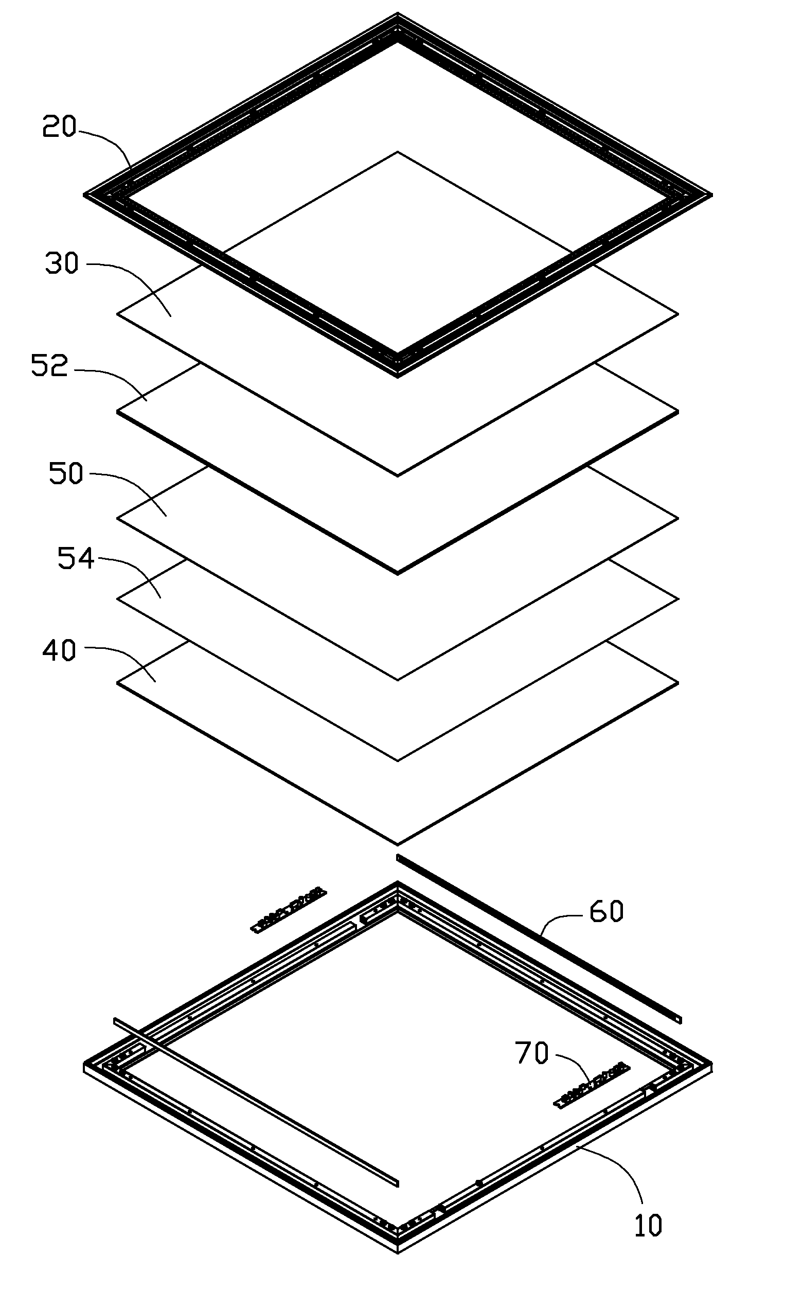 LED lamp having light guide