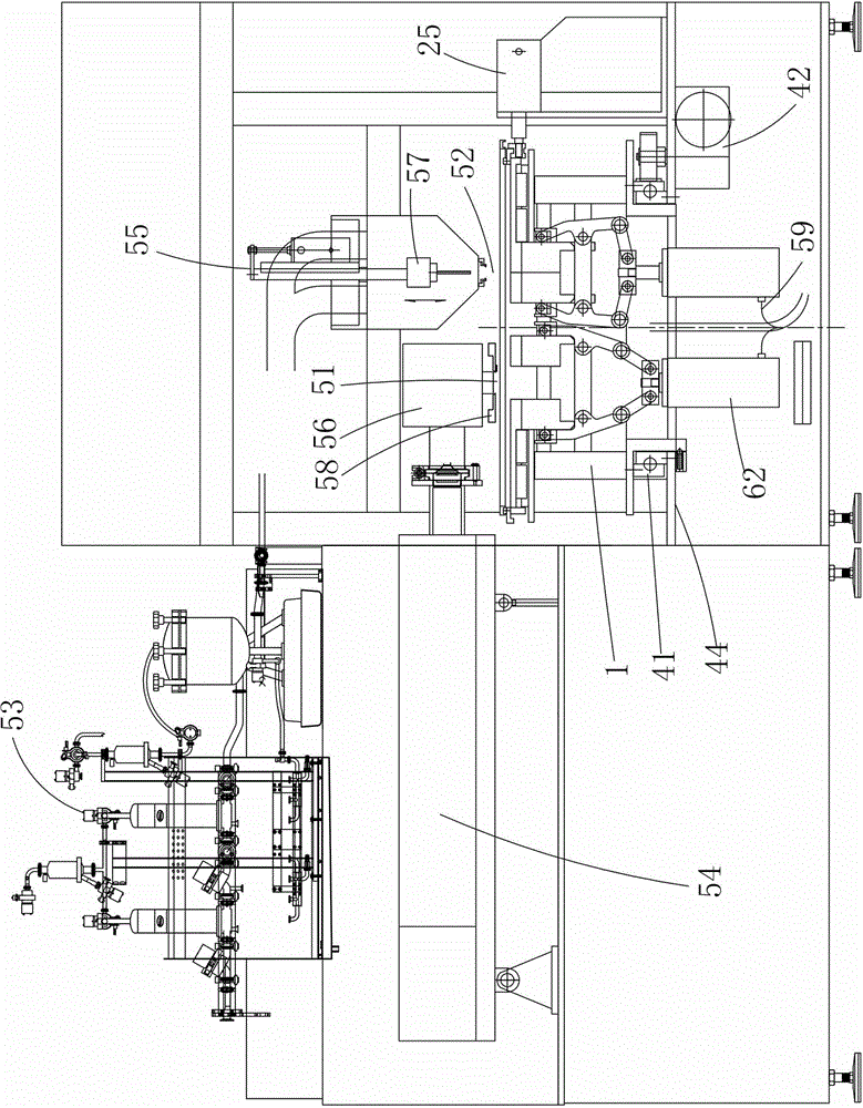 Blowing-filling-sealing integrated machine