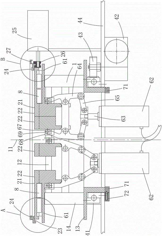 Blowing-filling-sealing integrated machine