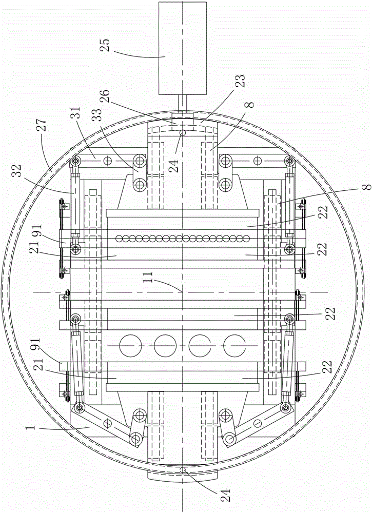 Blowing-filling-sealing integrated machine