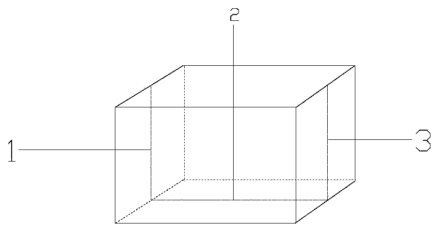 Square packing box