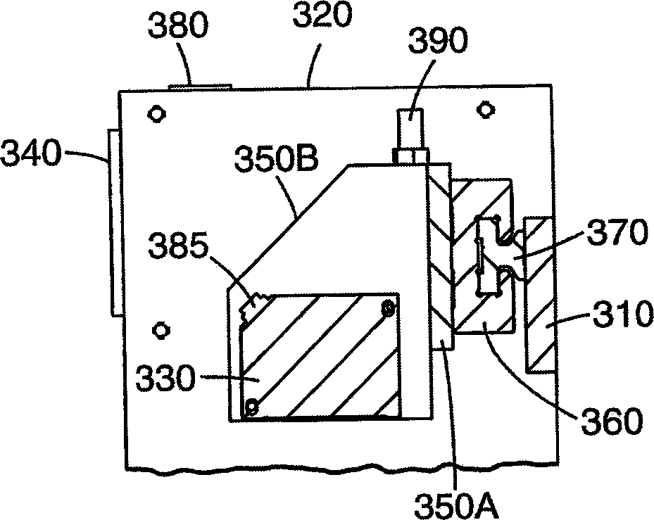 Device and method for measuring the profile of a surface