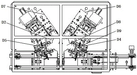 Two-station rotator drilling de-weight full-automatic balance machine