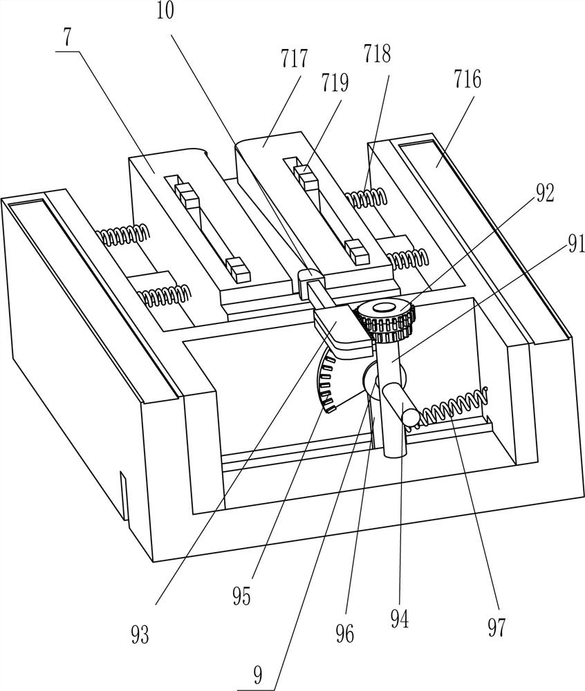 Soup spoon groove stamping device