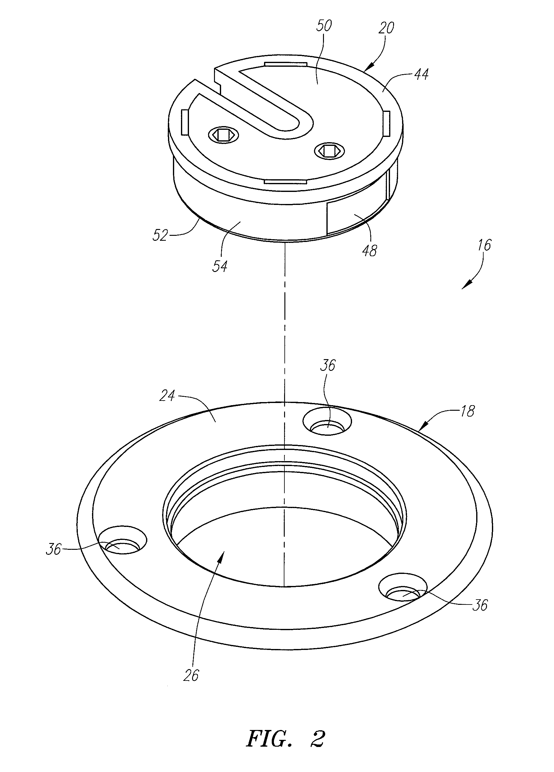 Cam lock burr hole plug for securing stimulation lead