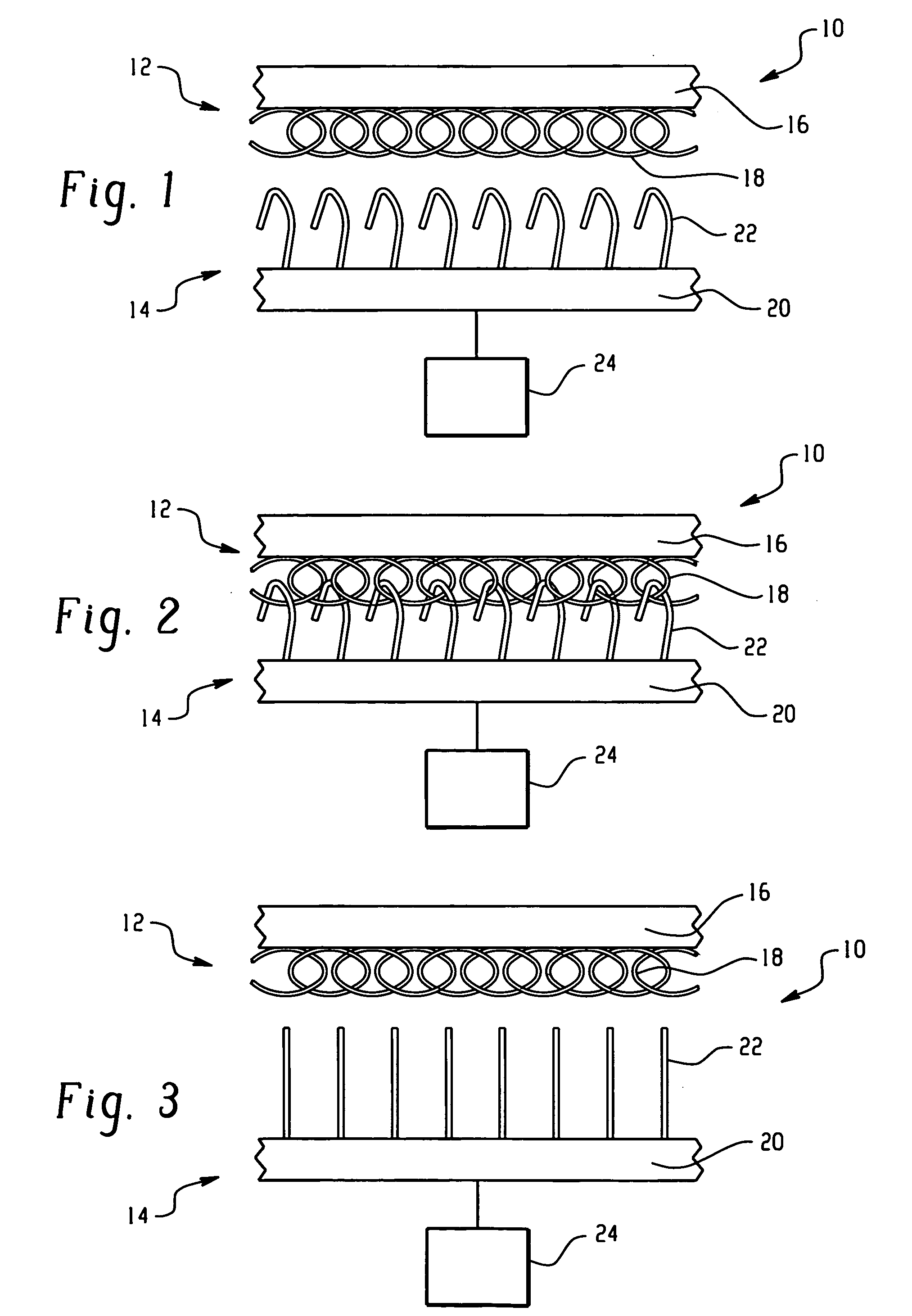 Closure lockdown assemblies and methods utilizing active materials