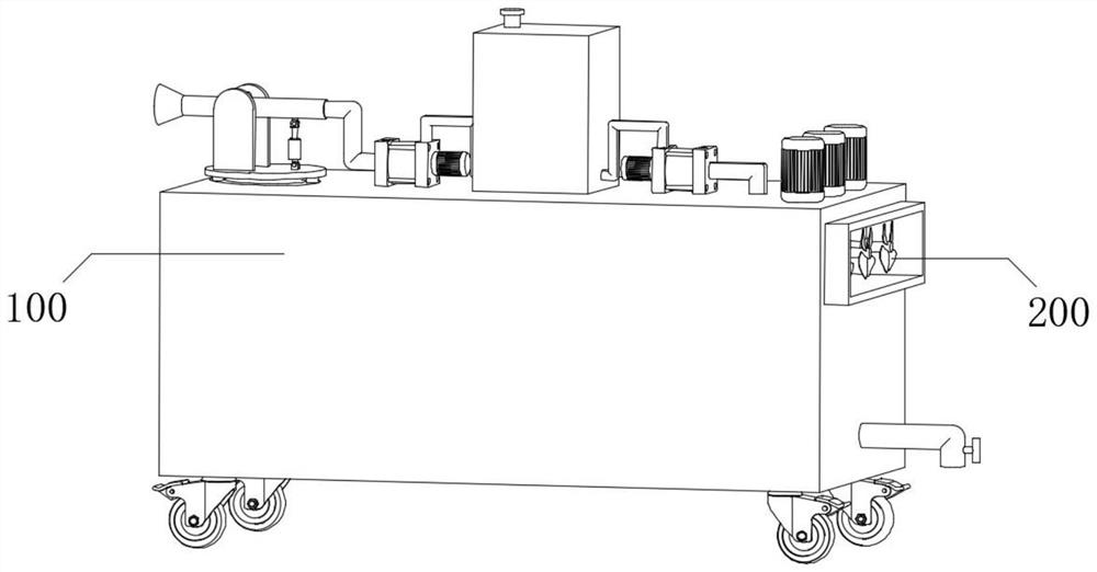 Air dust removal device for coal mining