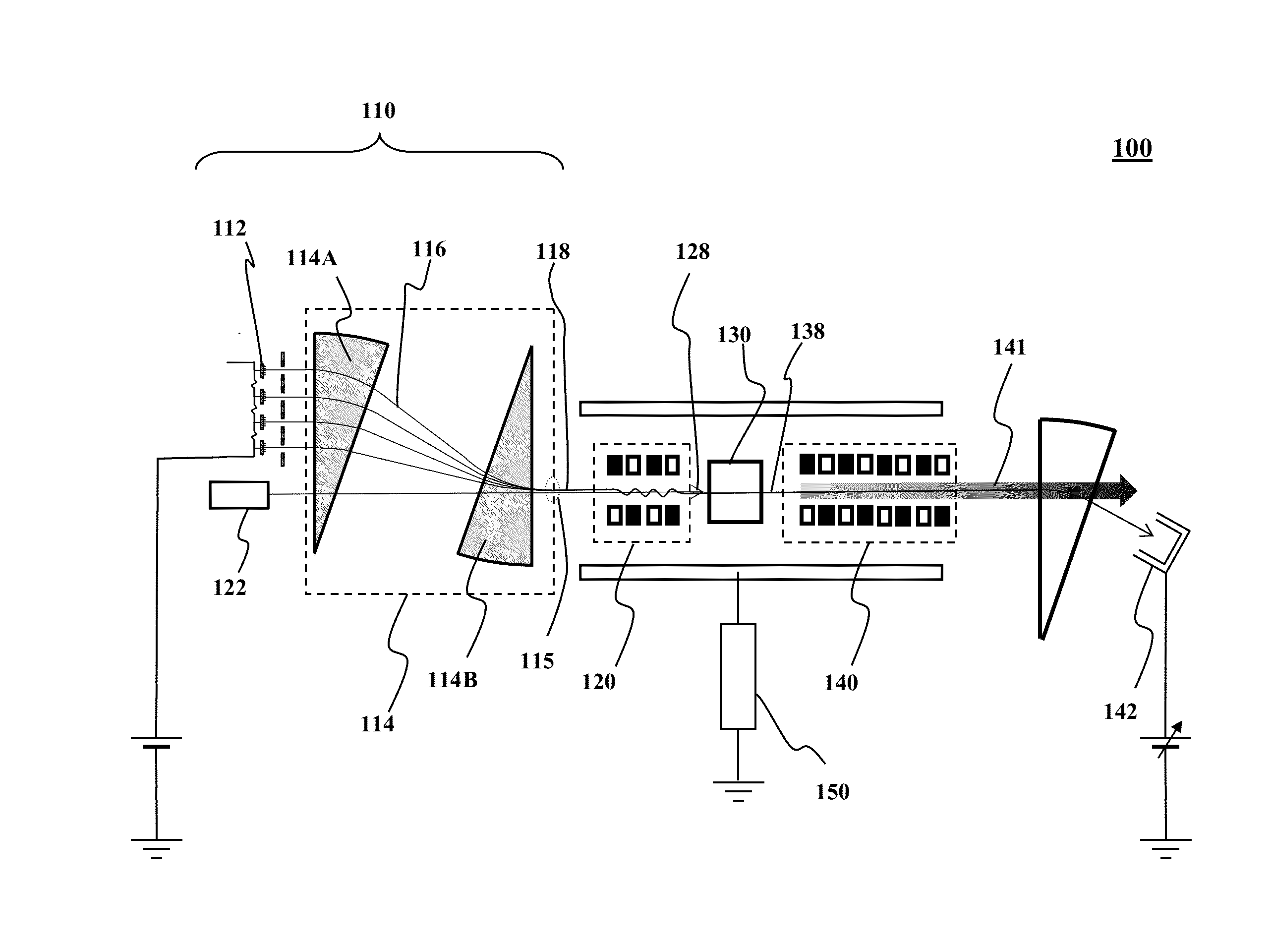 DC high-voltage super-radiant free-electron based EUV source