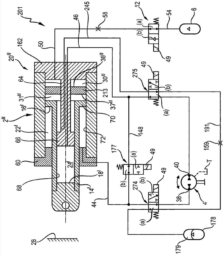 hydraulic adjustment device