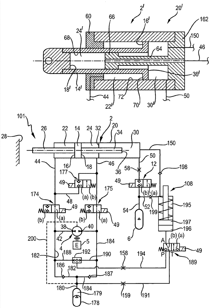 hydraulic adjustment device