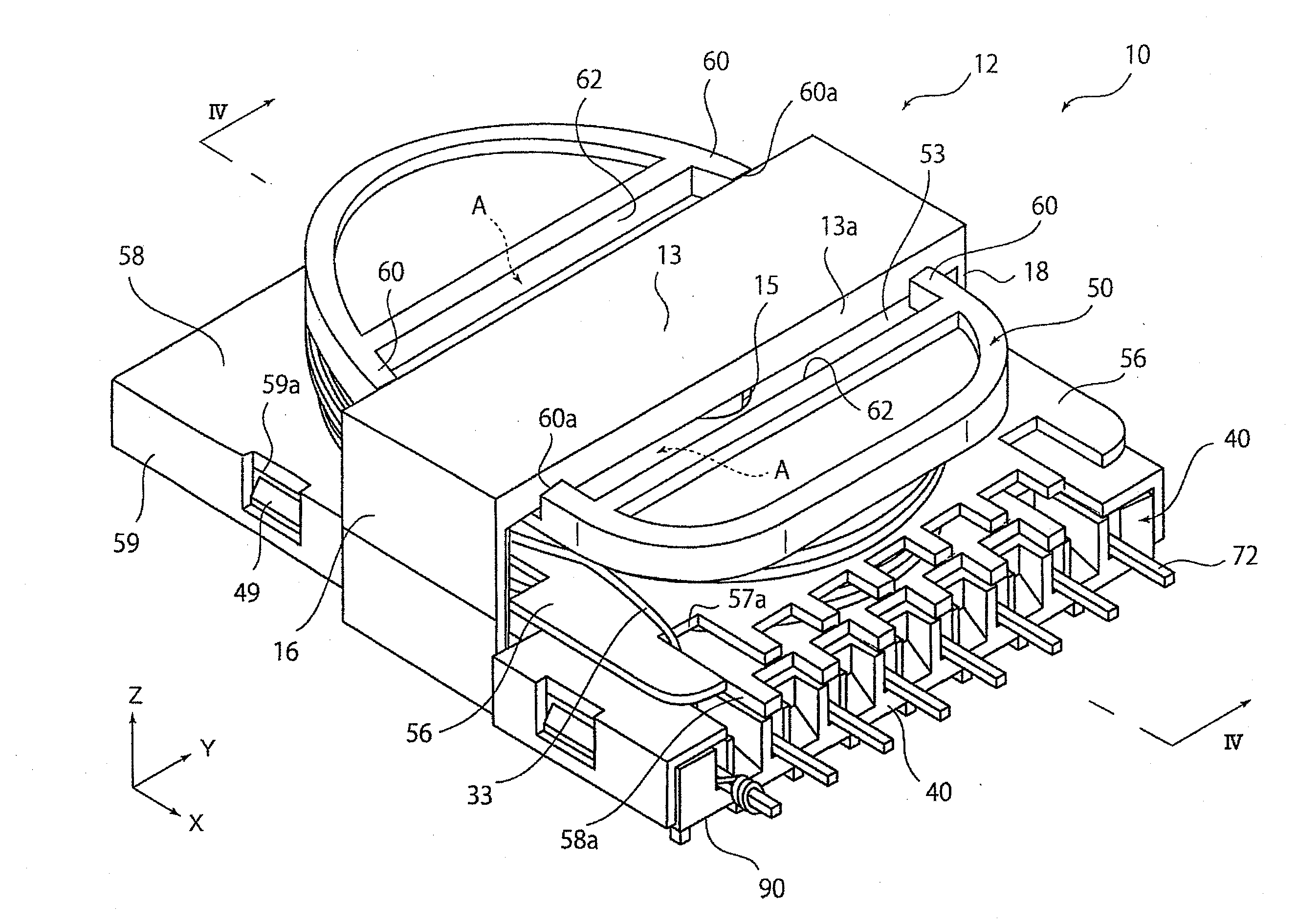 Vertical transformer