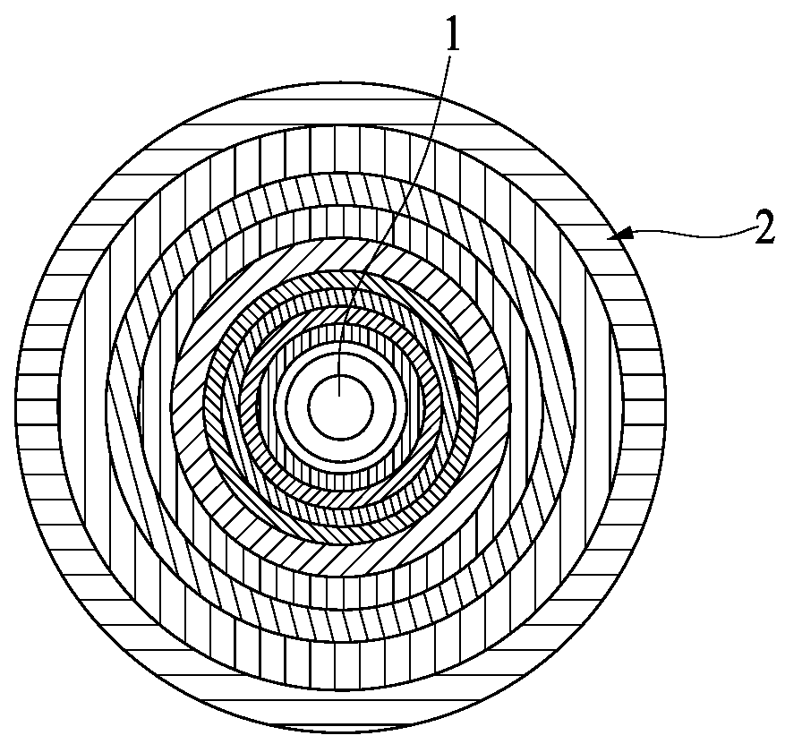 A large-flow and long-life roll-type reverse osmosis membrane element