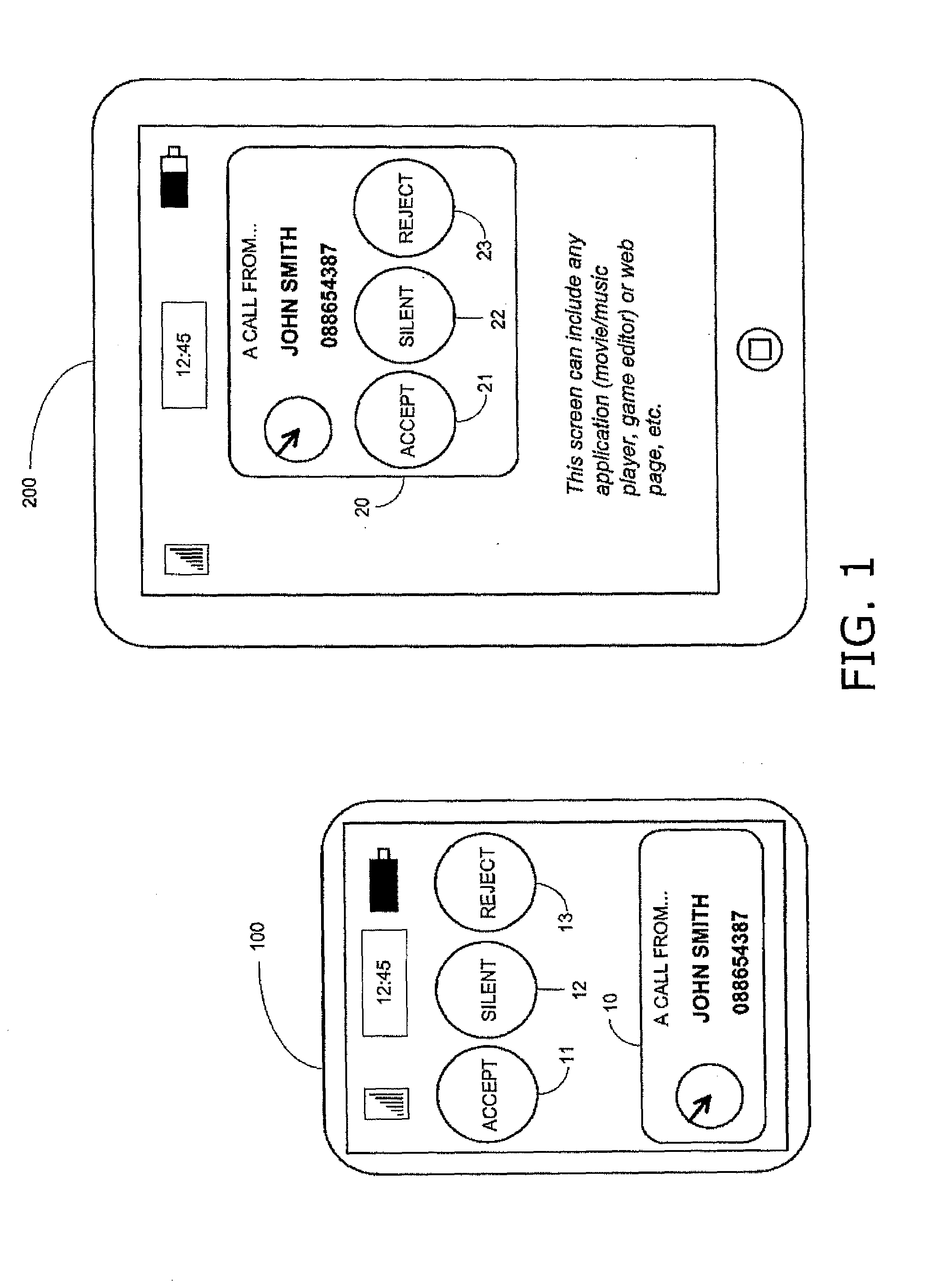 Cooperative tablet computer and mobile communicator