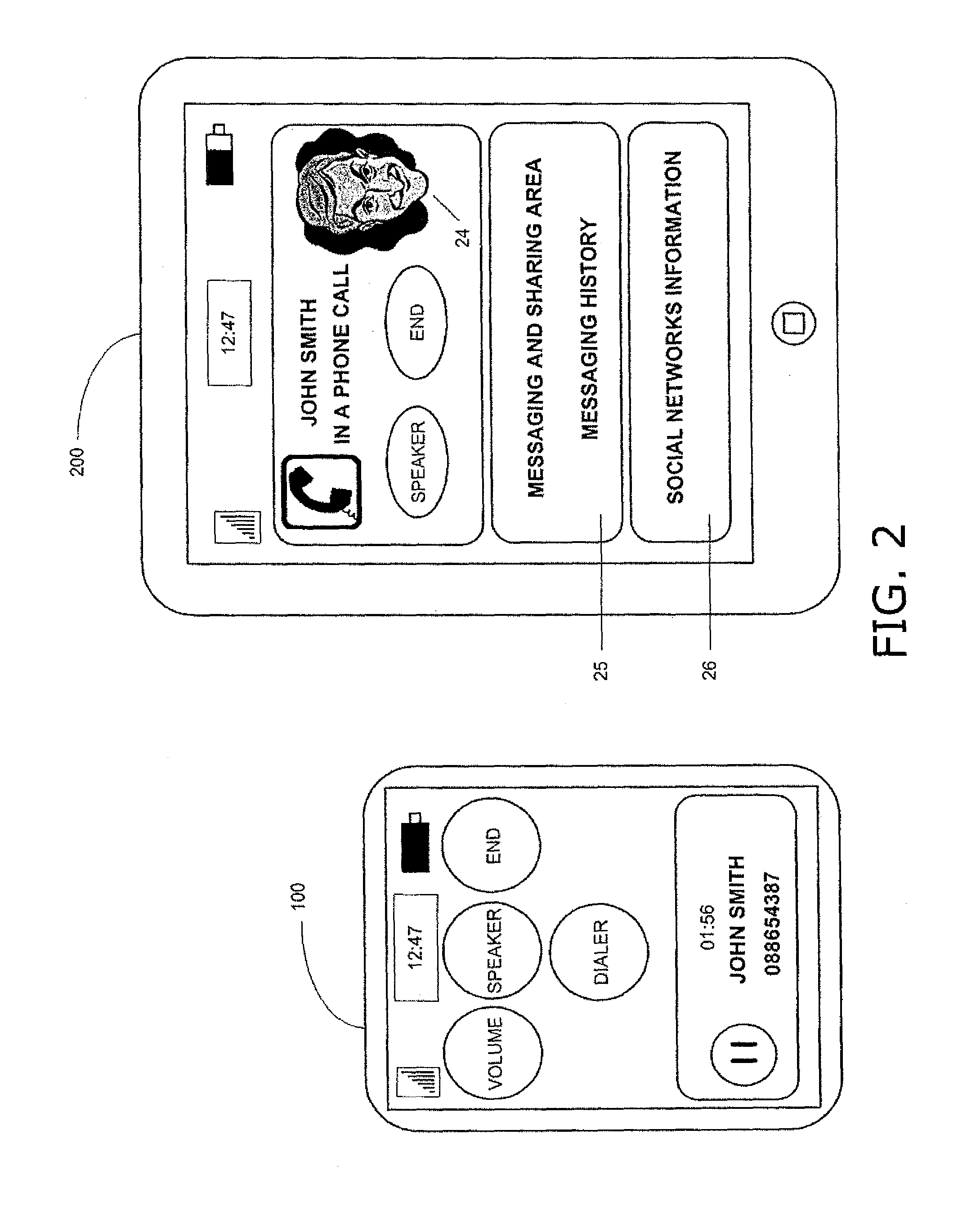 Cooperative tablet computer and mobile communicator