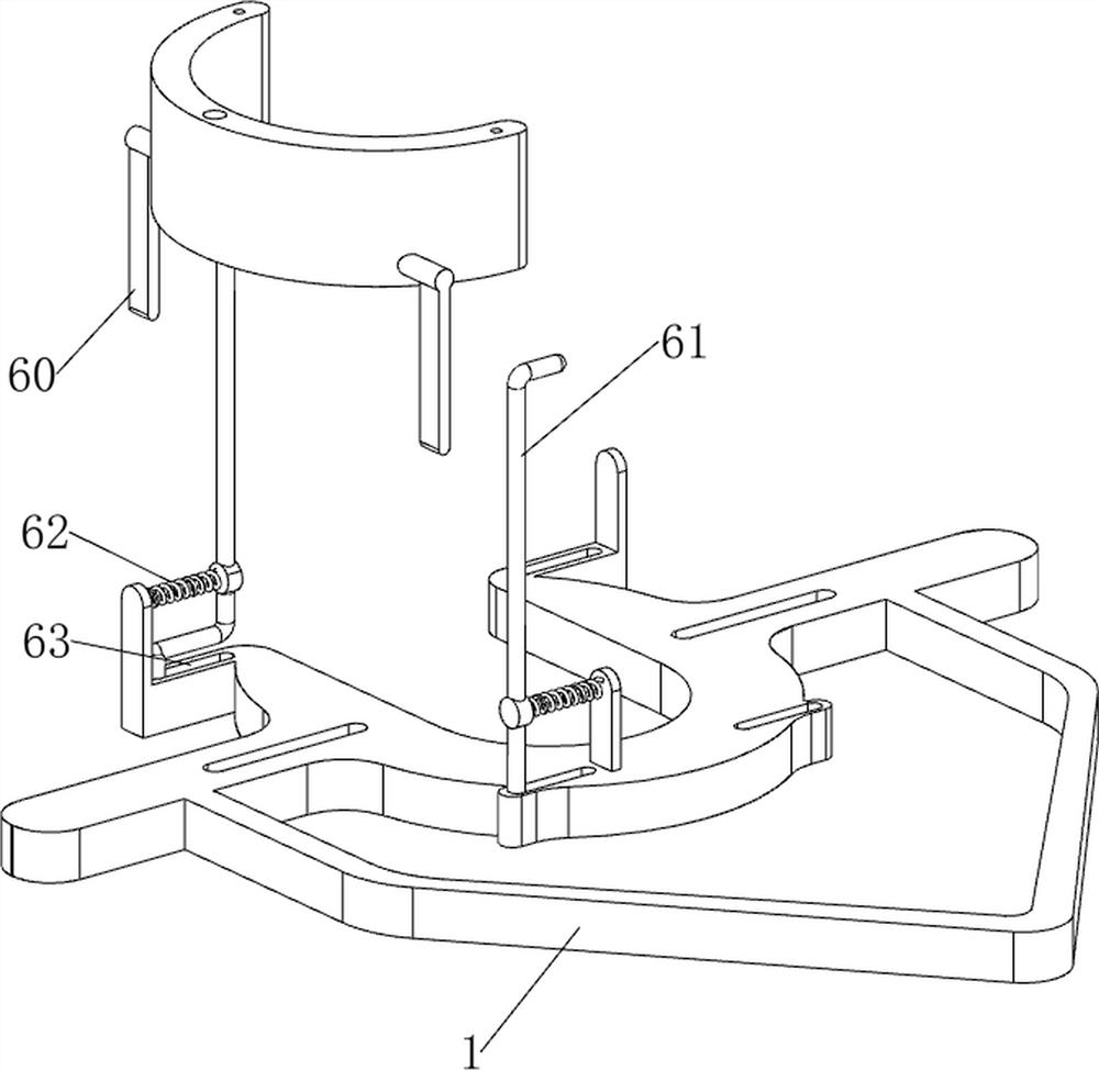 Annular line spraying equipment for street lamp mounting column