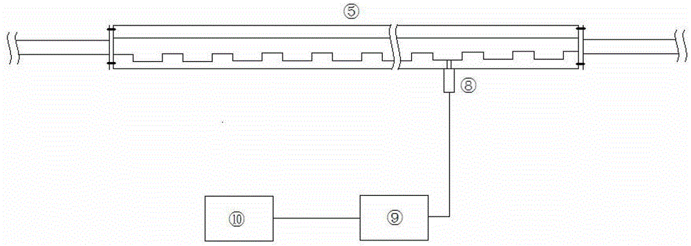 Method for measuring tollmien-schlichting (T-S) waves in two-dimensional fluid passage based on local pressure