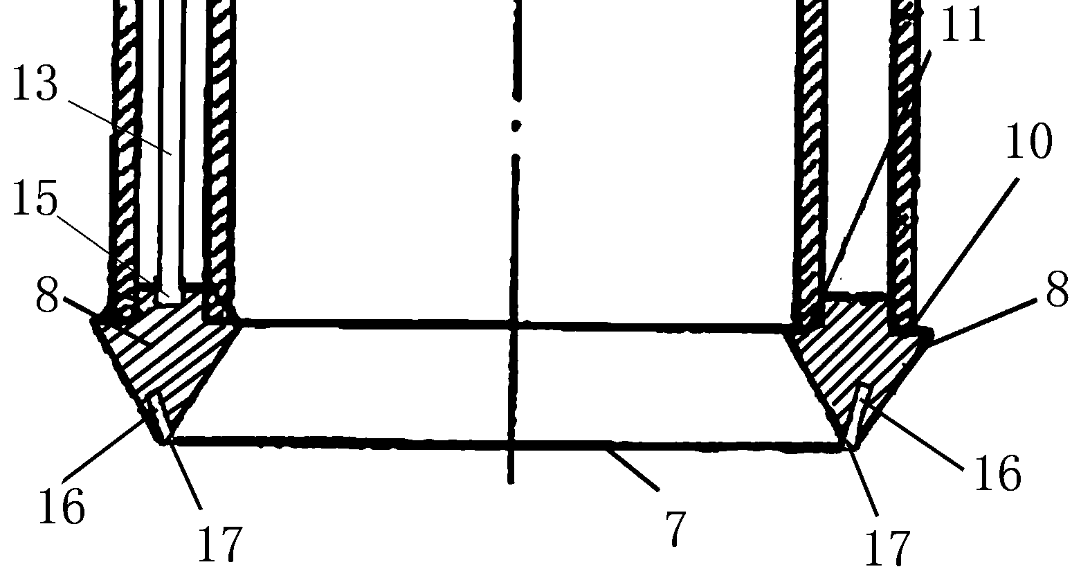 Construction method and special hole forming machine of concrete cylinder buried in soft foundation