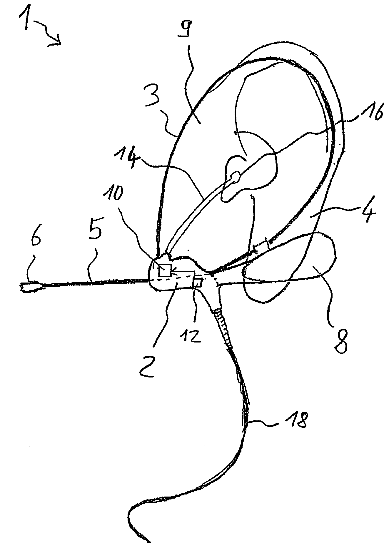 Headset for fitting of an earpiece