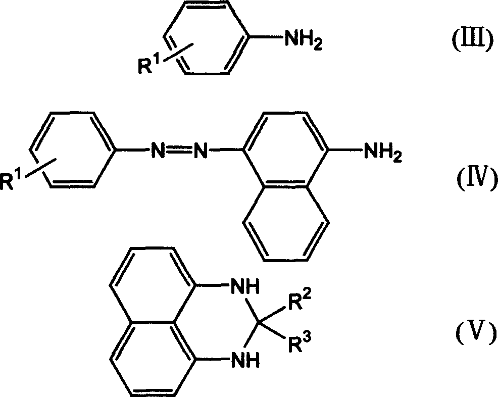 Bisazo solvent dye preparation method and uses