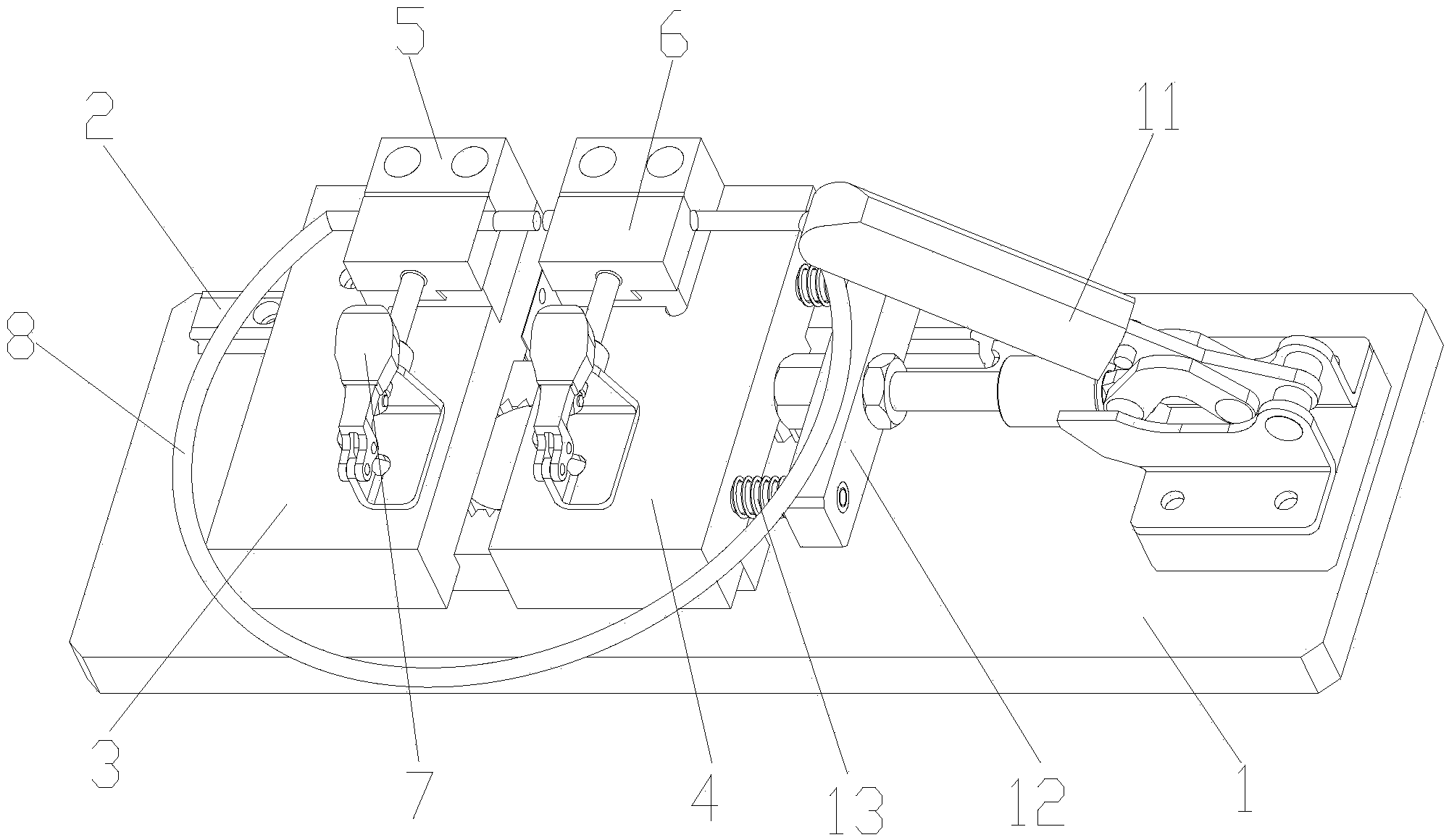 Manual bobbin tape splicing machine