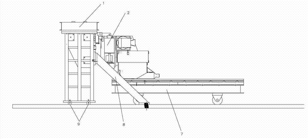 Test platform for steel-rail milling and grinding machine