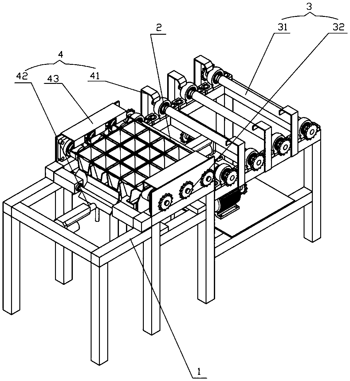 Pot seedling pickup system