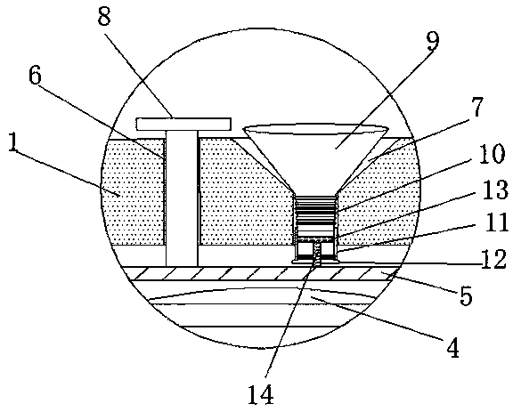 Plastic anti-skid pad easy to cut for bathroom