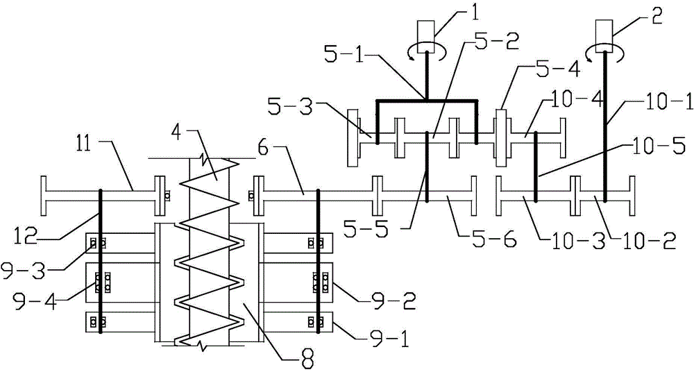 Double-driving variable speed gate hoist