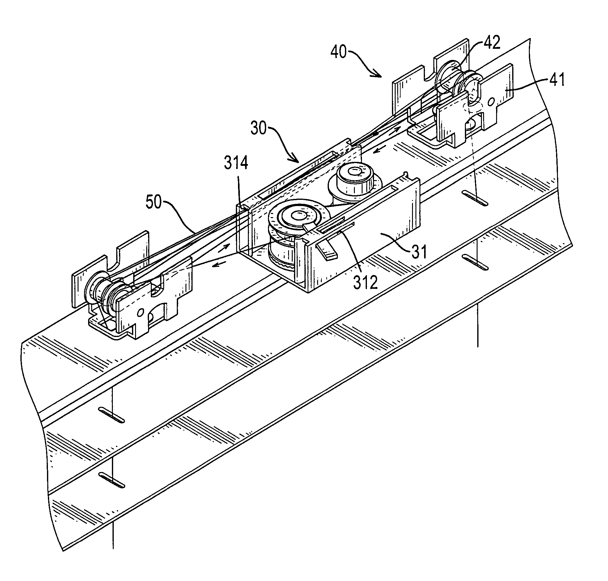 Cordless activating device for a venetian blind