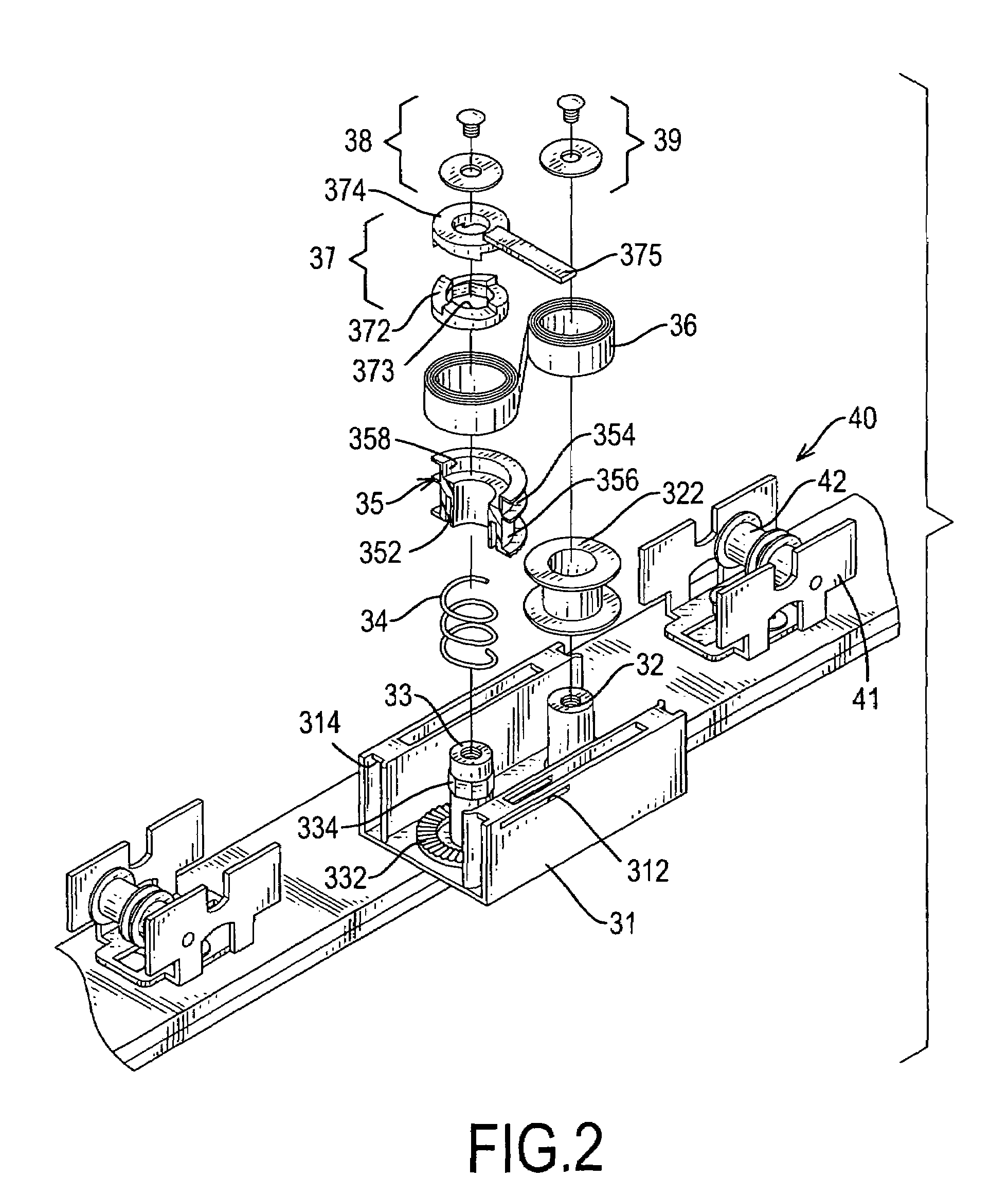 Cordless activating device for a venetian blind