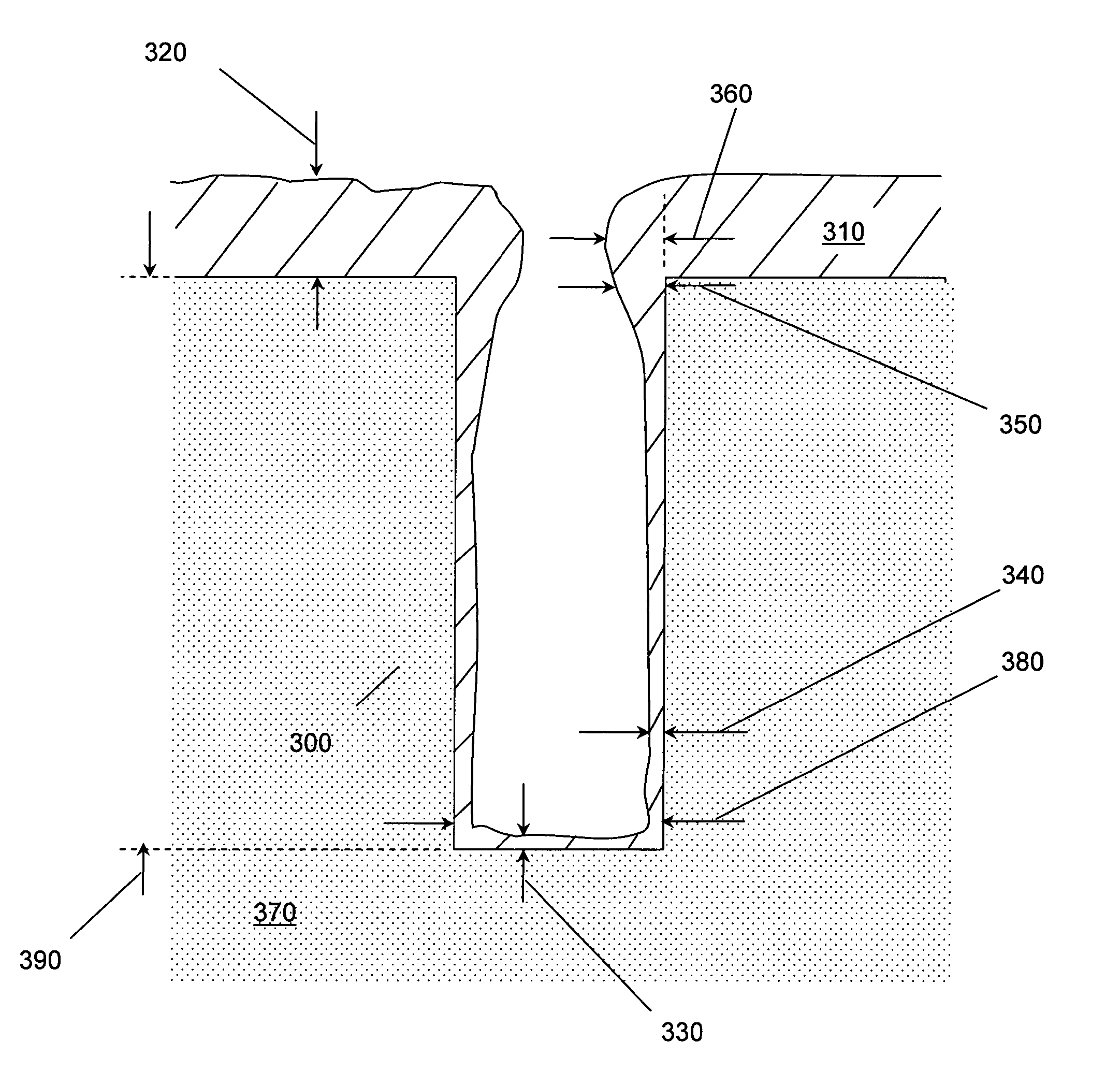 Method of forming a metal layer using an intermittent precursor gas flow process