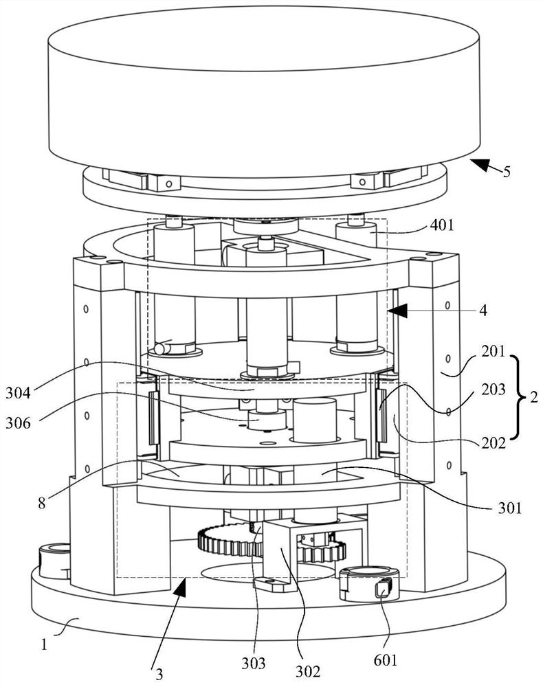 A large stroke displacement driving device and its control method