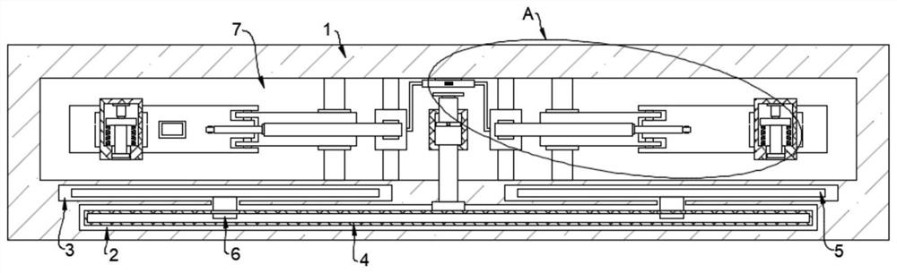 Heat dissipation and anti-falling protection device for electronic equipment