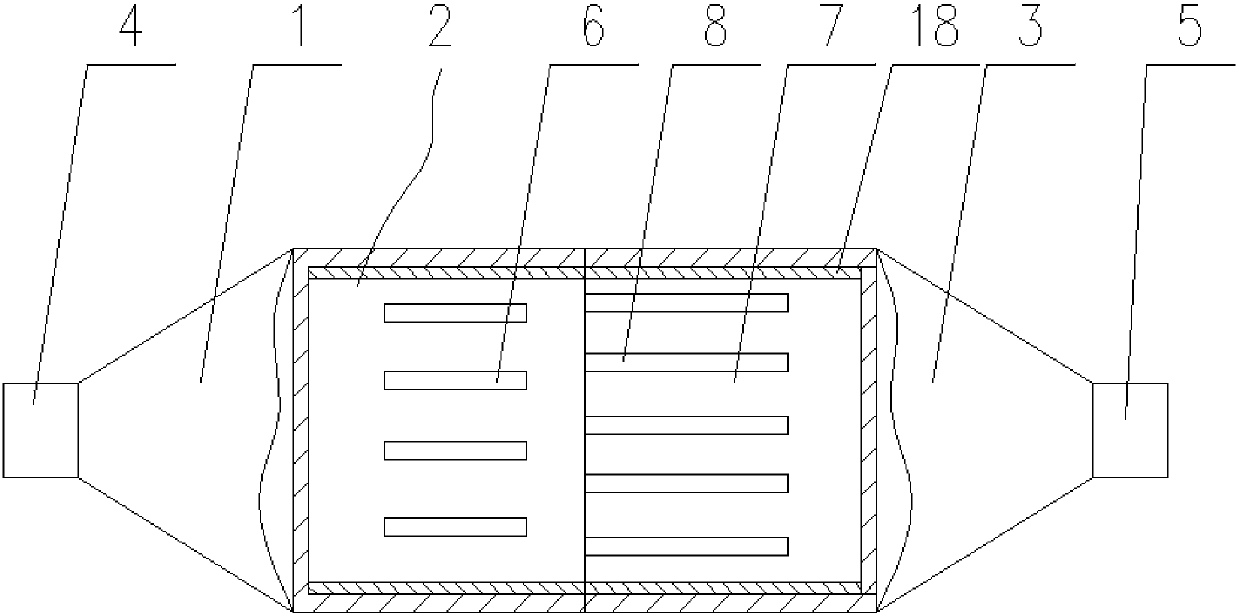 Engine pretreatment, self-repairing material and tail gas governing integrated process method