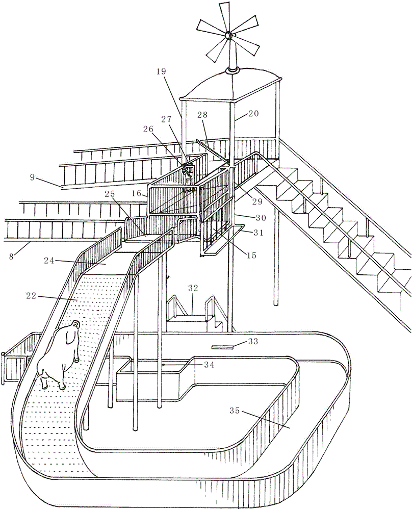 Non-power-consumption water intake facility