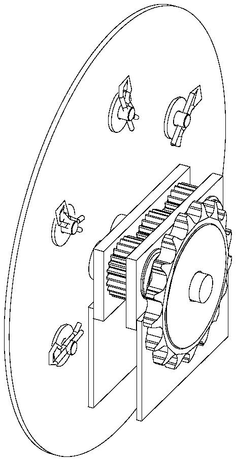 Pneumatic plastic film residue winding roller device, subsoil harvester and operation method thereof