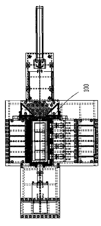 Large simulation test piece box for multi field coupling coal mine dynamic disaster