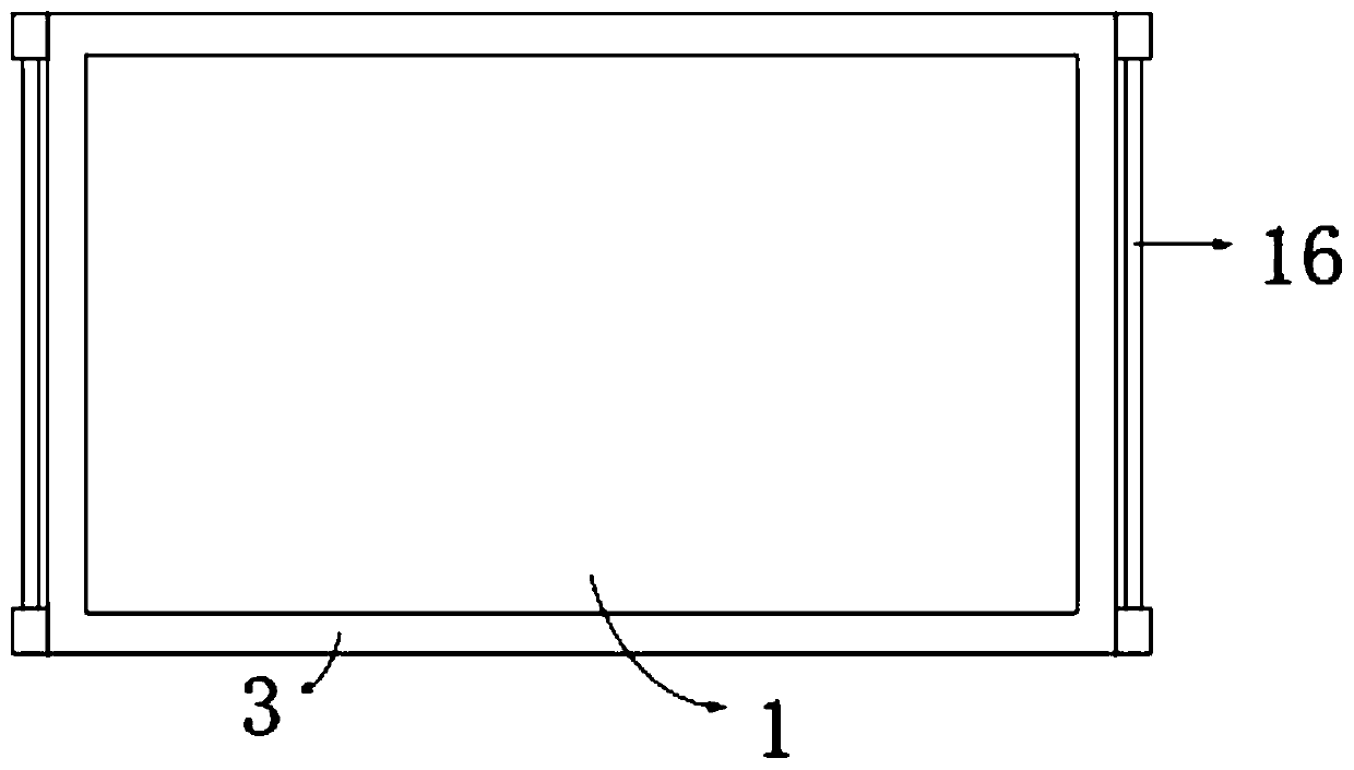 Scalable and rotatable combined television