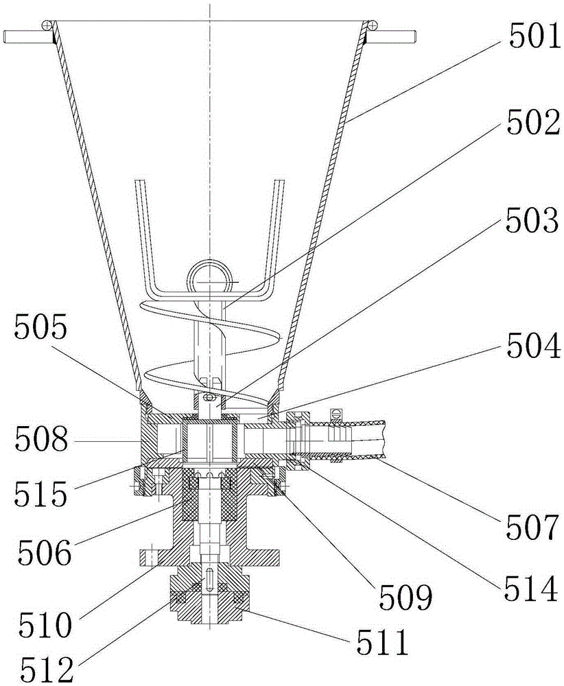 Single-screw-rod middle-size rice dumpling making machine