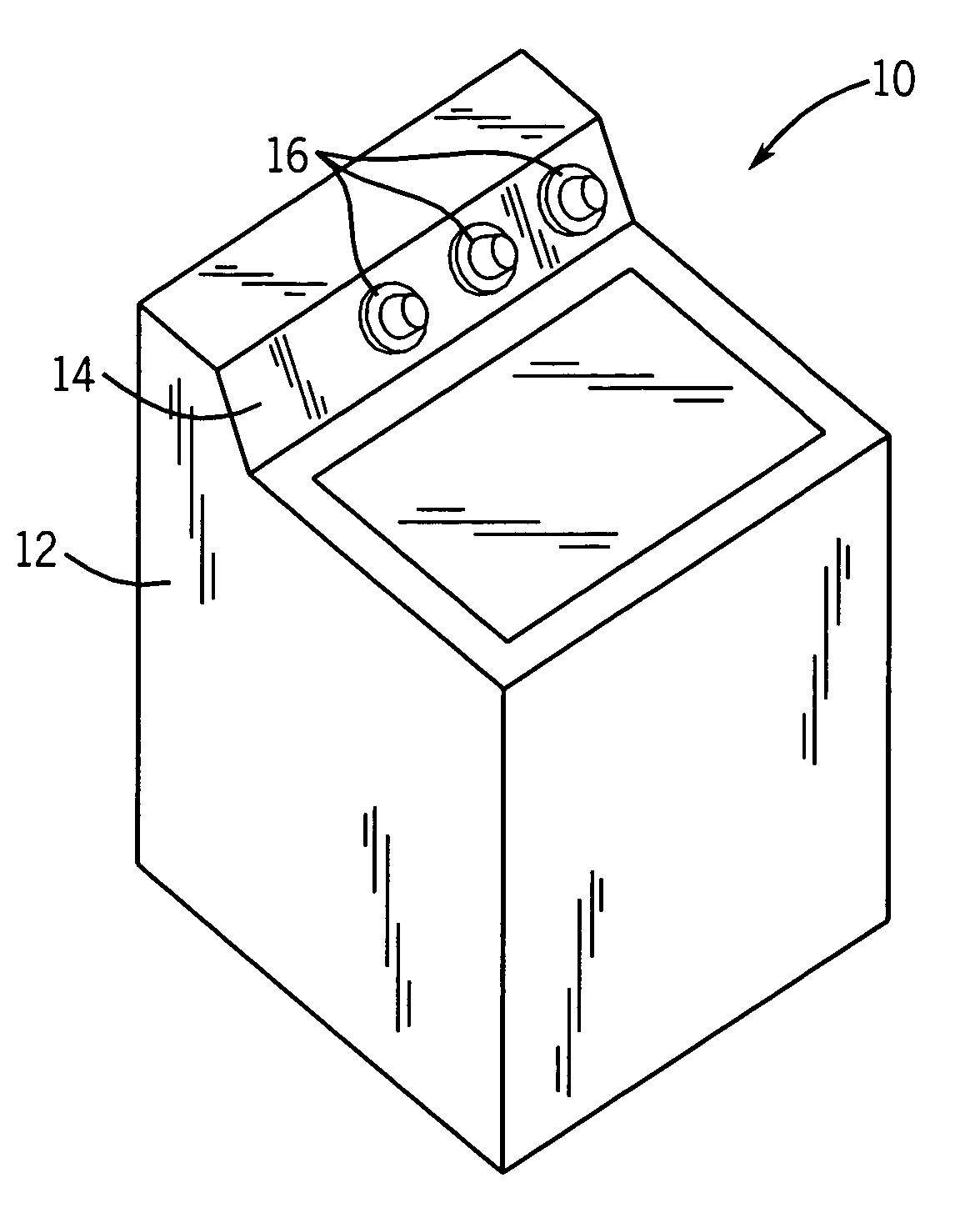 Appliance selector switch programmed by console cutout