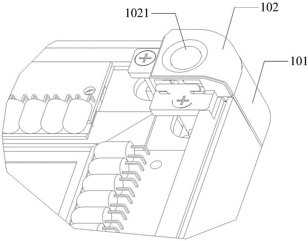 Automatic disassembly connection structure and touch all-in-one machine