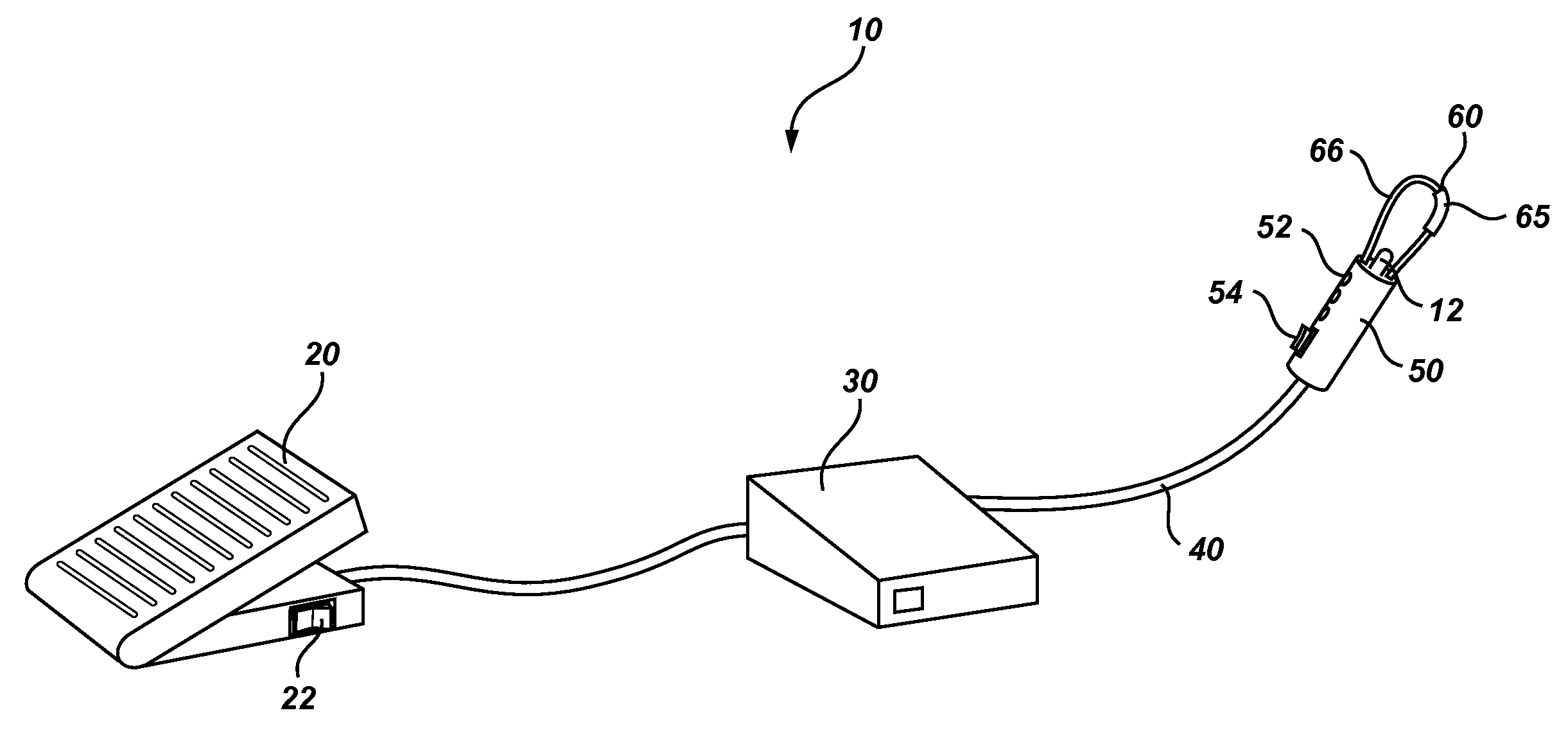 Catheter with inductively heated regions