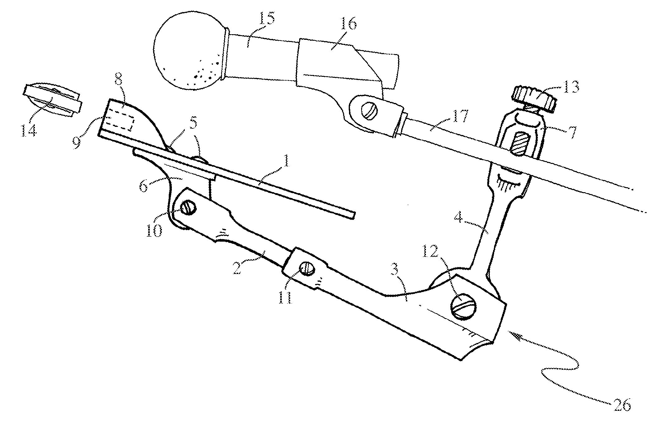 Harmonica holder and sound baffle