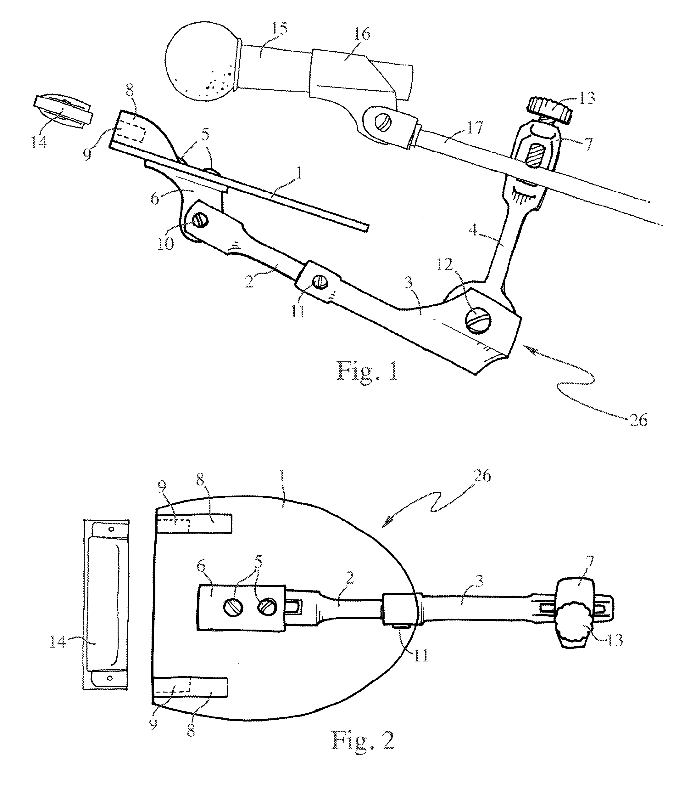 Harmonica holder and sound baffle