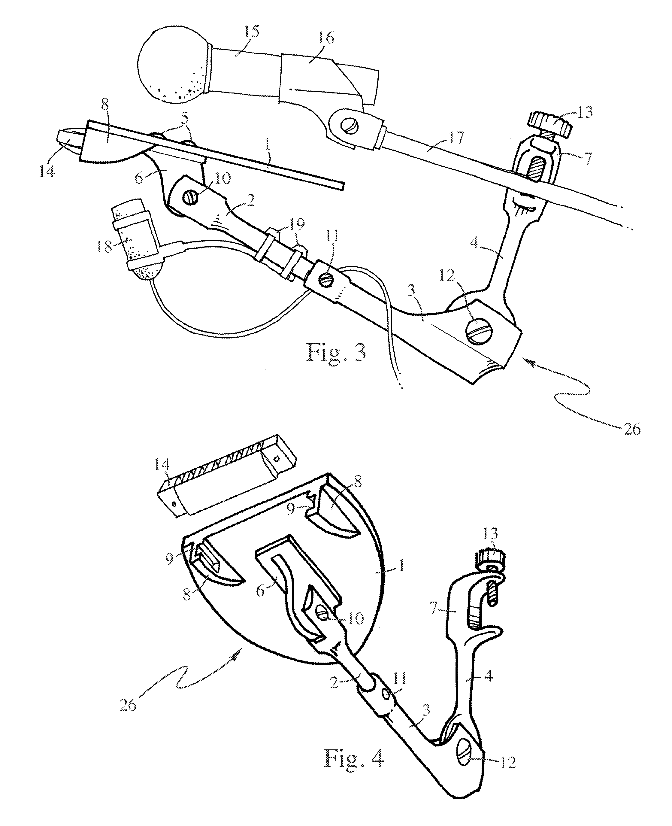 Harmonica holder and sound baffle