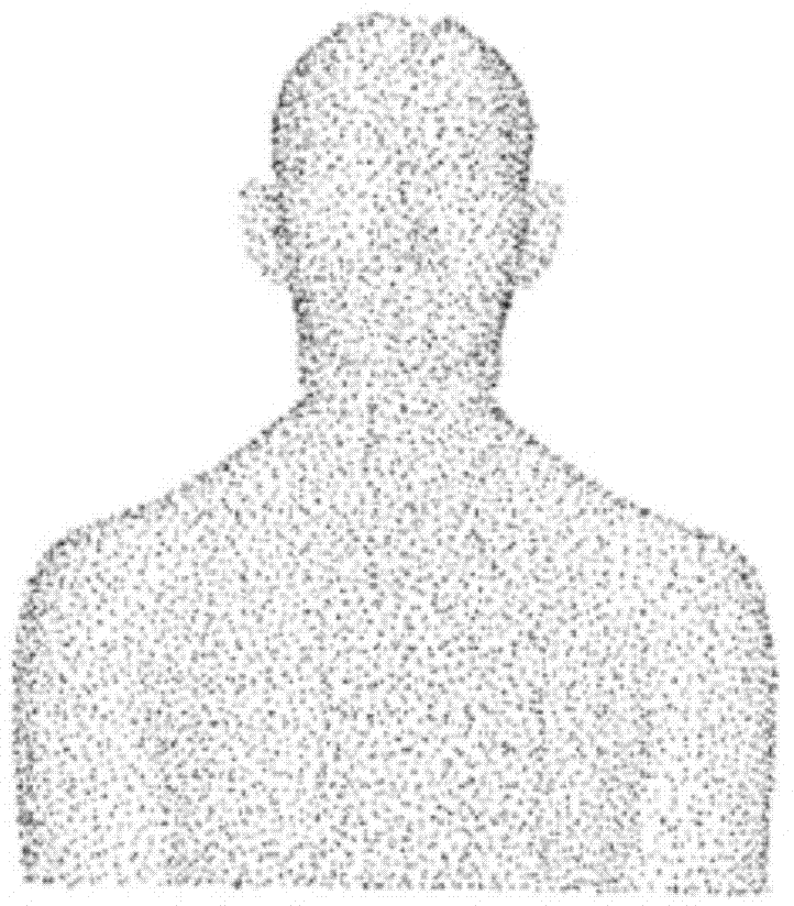 Method for manufacturing architectural acoustics 1: 10 reduced ruler head and torso simulator